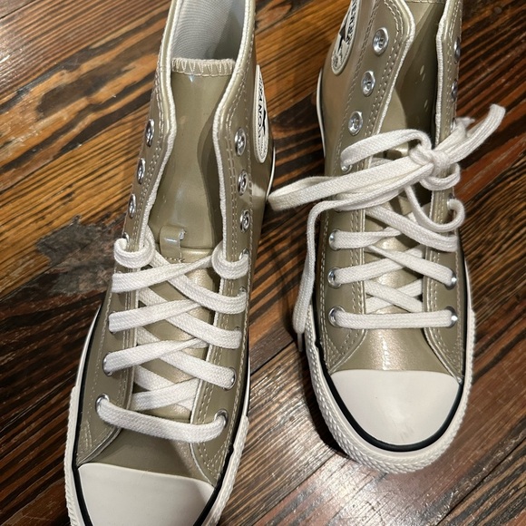 Converse High-Top Sneakers in Beige never been worn - Picture 3 of 5